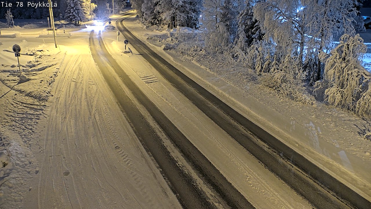 Kelikamerat Kuva Tie 78 Rovaniemi, Pöykkölä, Rovaniemi, Lappi
