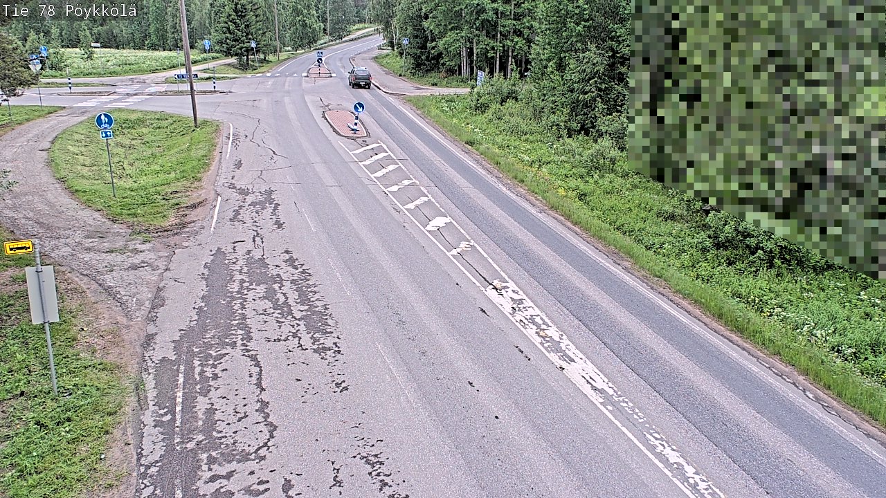 Kelikamerat Kuva Tie 78 Rovaniemi, Pöykkölä, Rovaniemi, Lappi