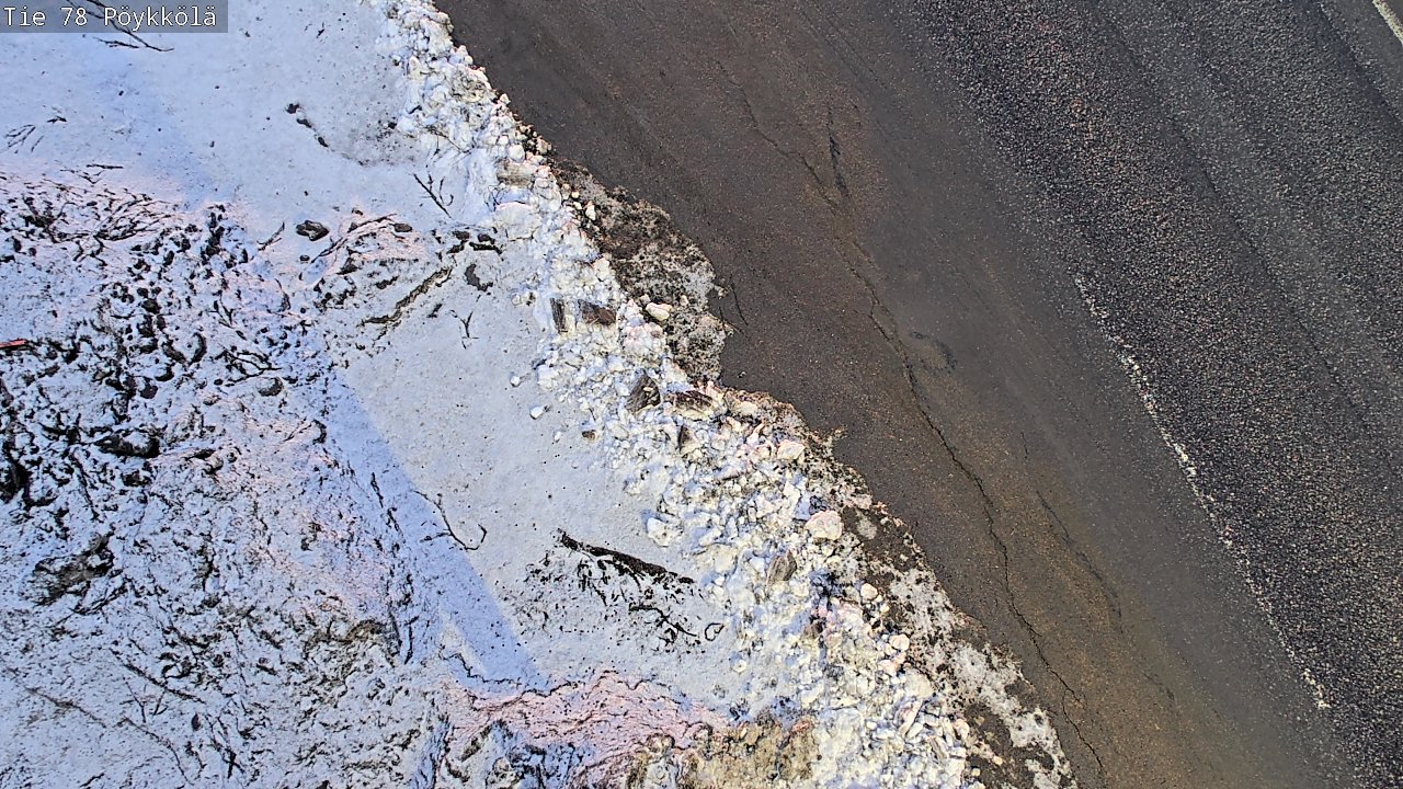 Kelikamerat Kuva Tie 78 Rovaniemi, Pöykkölä, Rovaniemi, Lappi