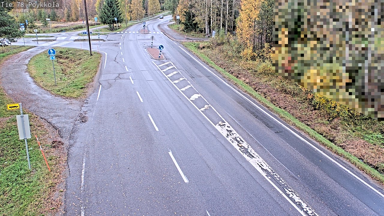 Kelikamerat Kuva Tie 78 Rovaniemi, Pöykkölä, Rovaniemi, Lappi