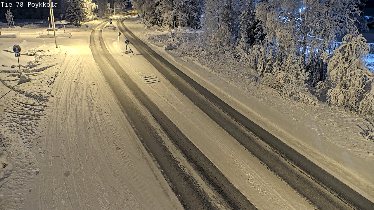 Kelikamerat Kuva Tie 78 Rovaniemi, Pöykkölä, Rovaniemi, Lappi