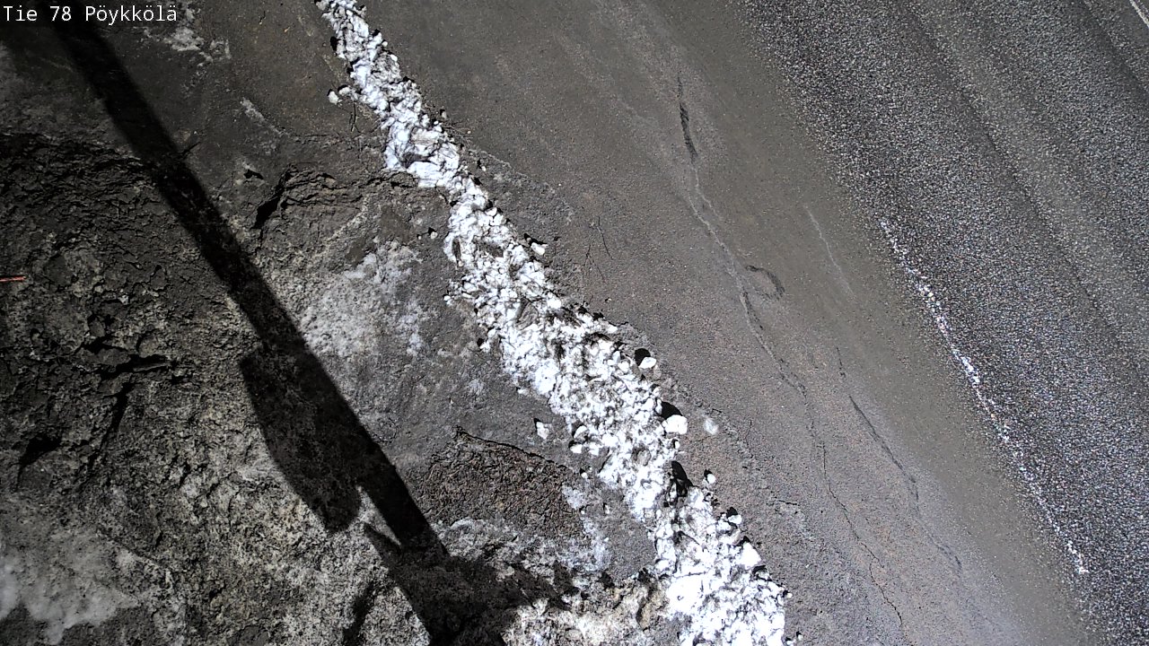 Weather Camera Image Road 78 Rovaniemi, Pöykkölä, Rovaniemi, Lappi