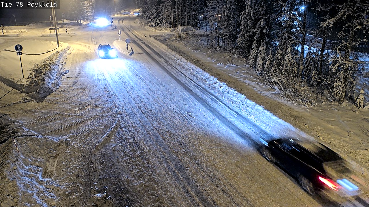Weather Camera Image Väg 78 Rovaniemi, Pöykkölä, Rovaniemi, Lappi