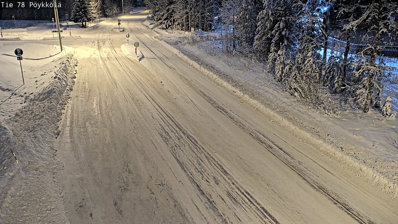 Kelikamerat Kuva Tie 78 Rovaniemi, Pöykkölä, Rovaniemi, Lappi