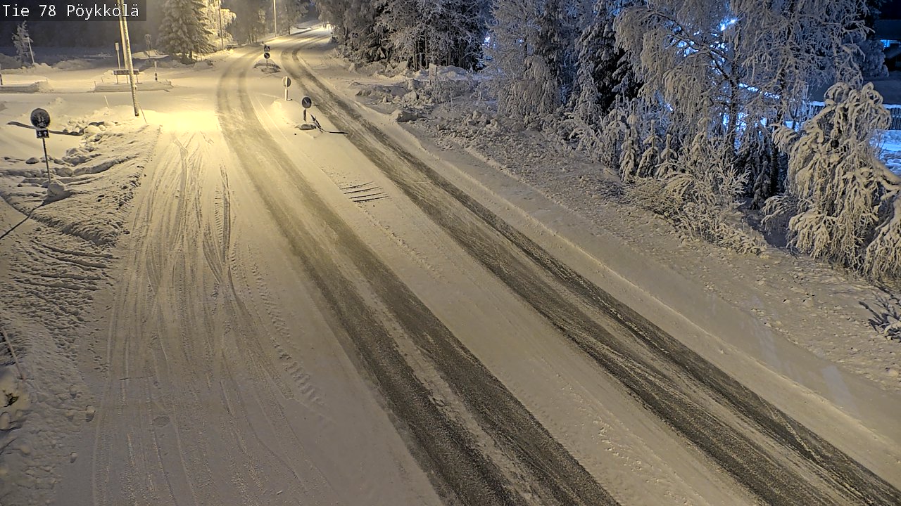Kelikamerat Kuva Tie 78 Rovaniemi, Pöykkölä, Rovaniemi, Lappi