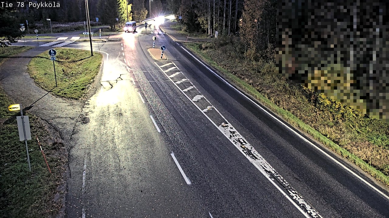 Kelikamerat Kuva Tie 78 Rovaniemi, Pöykkölä, Rovaniemi, Lappi