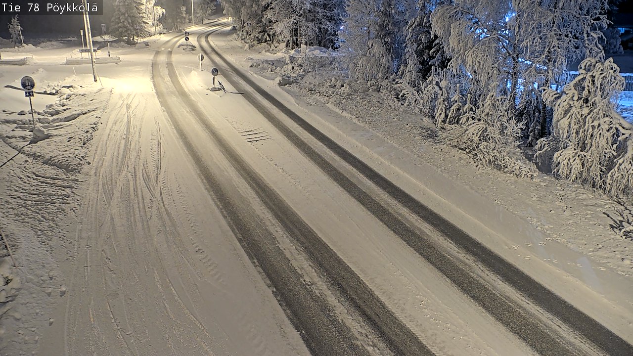 Kelikamerat Kuva Tie 78 Rovaniemi, Pöykkölä, Rovaniemi, Lappi