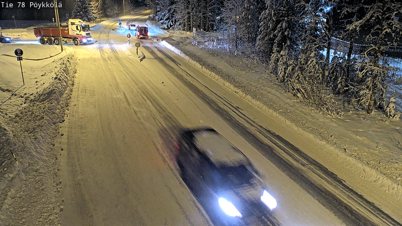 Kelikamerat Kuva Tie 78 Rovaniemi, Pöykkölä, Rovaniemi, Lappi