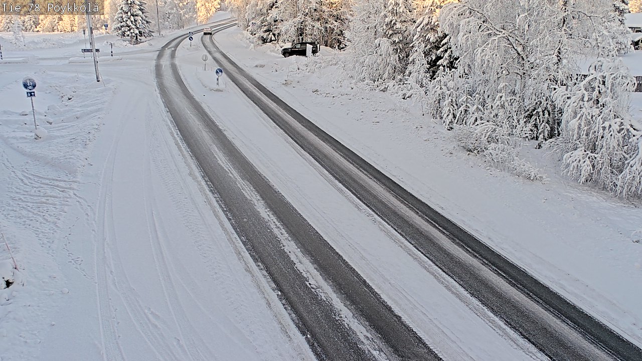 Kelikamerat Kuva Tie 78 Rovaniemi, Pöykkölä, Rovaniemi, Lappi