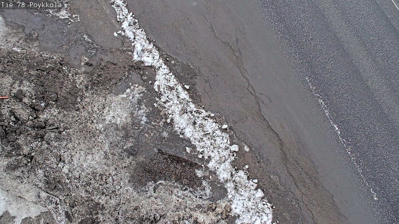 Weather Camera Image Road 78 Rovaniemi, Pöykkölä, Rovaniemi, Lappi