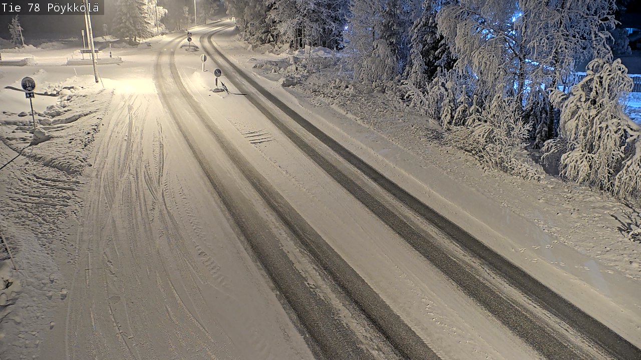 Kelikamerat Kuva Tie 78 Rovaniemi, Pöykkölä, Rovaniemi, Lappi