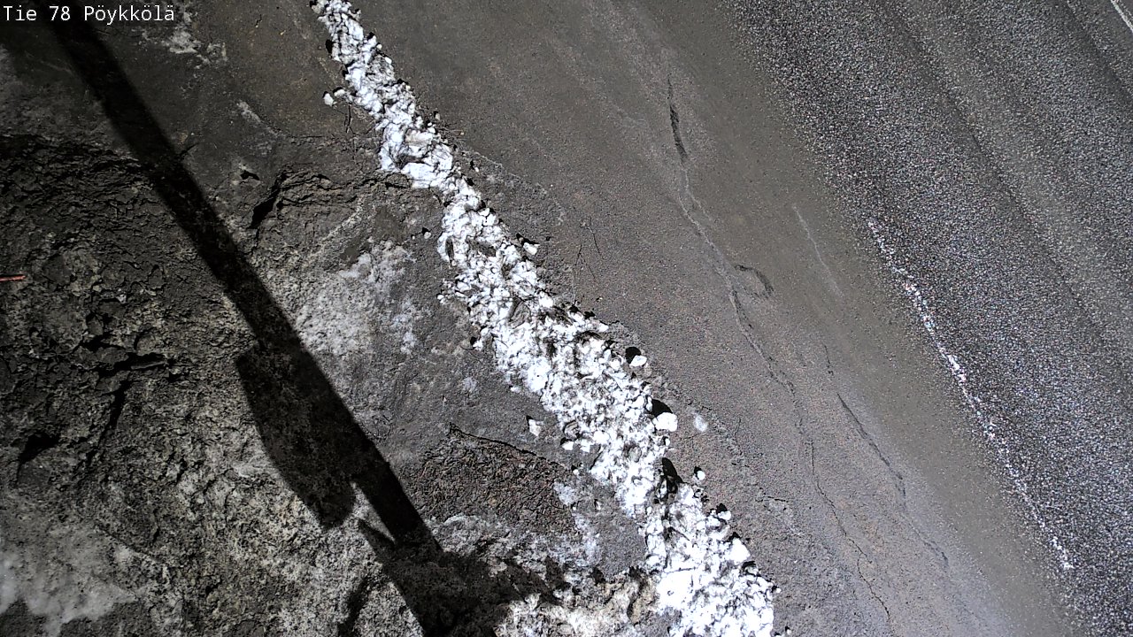 Weather Camera Image Road 78 Rovaniemi, Pöykkölä, Rovaniemi, Lappi