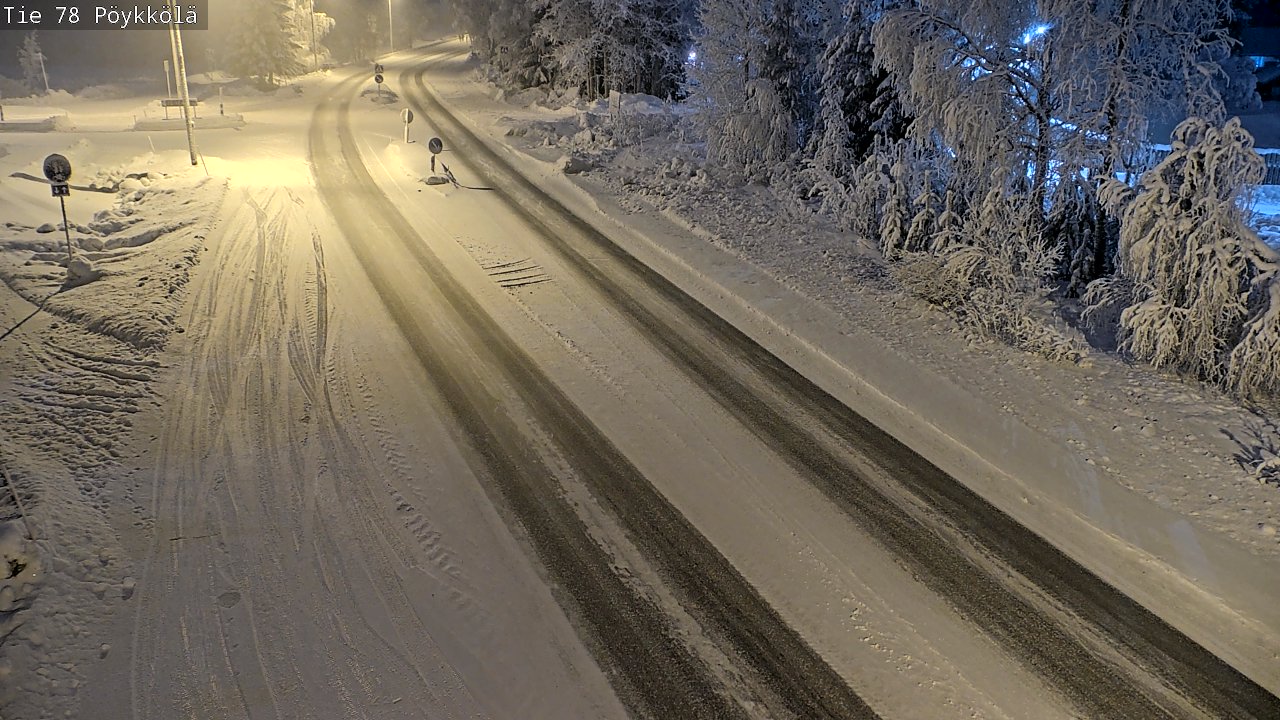Kelikamerat Kuva Tie 78 Rovaniemi, Pöykkölä, Rovaniemi, Lappi
