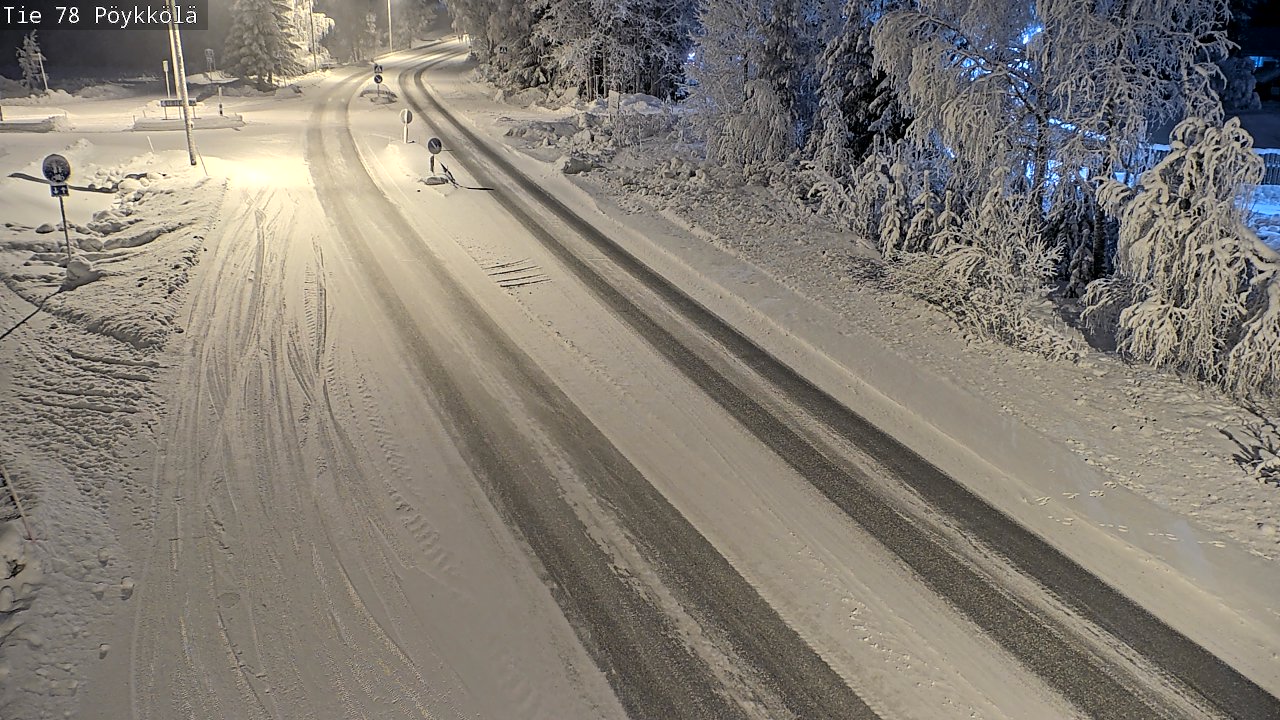 Kelikamerat Kuva Tie 78 Rovaniemi, Pöykkölä, Rovaniemi, Lappi