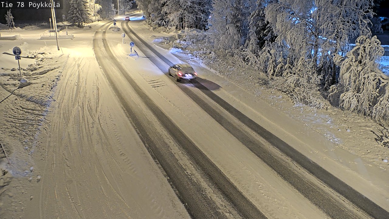 Kelikamerat Kuva Tie 78 Rovaniemi, Pöykkölä, Rovaniemi, Lappi