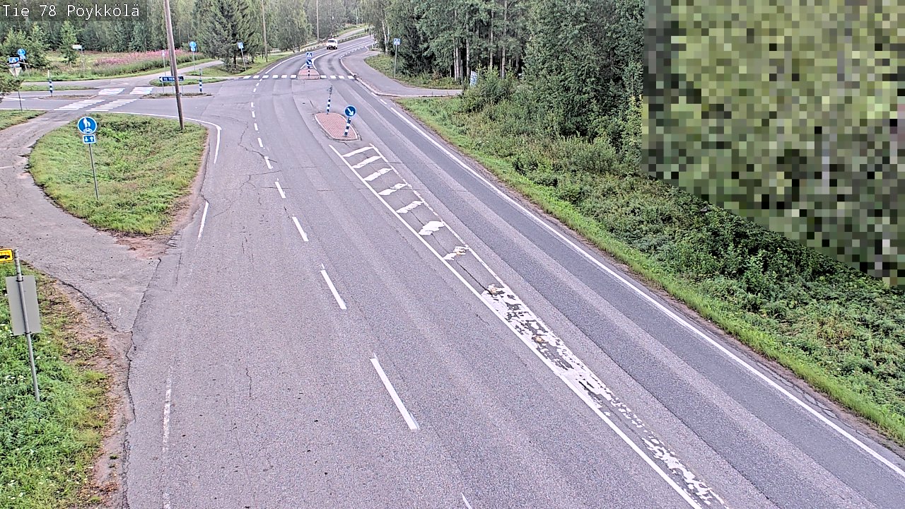 Weather Camera Image Road 78 Rovaniemi, Pöykkölä, Rovaniemi, Lappi