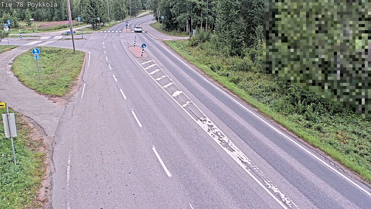 Kelikamerat Kuva Tie 78 Rovaniemi, Pöykkölä, Rovaniemi, Lappi
