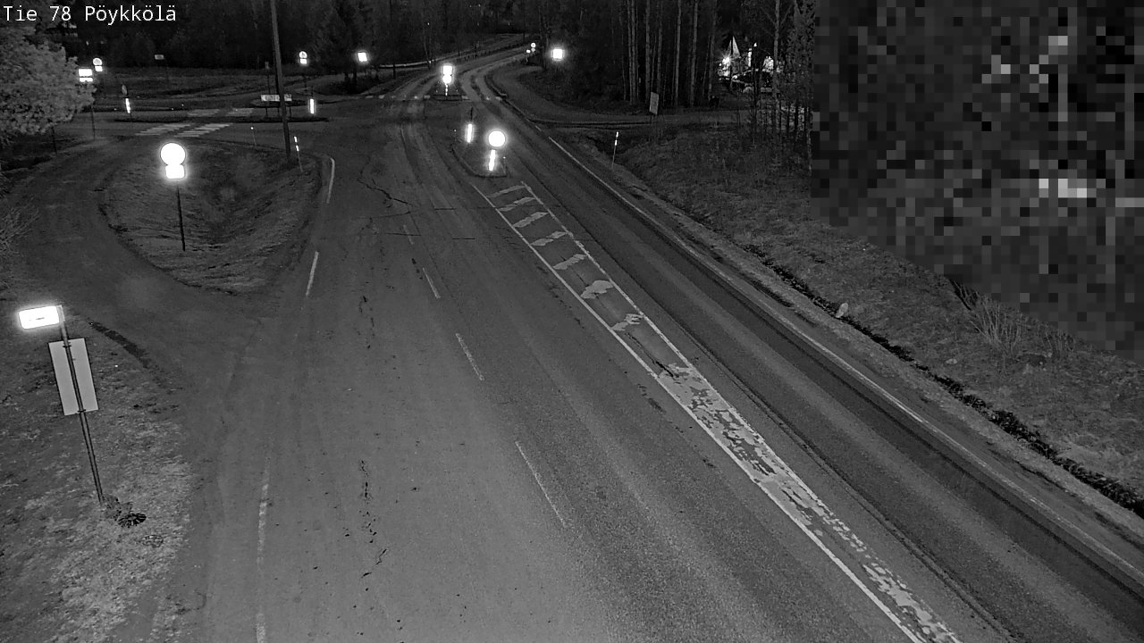 Weather Camera Image Road 78 Rovaniemi, Pöykkölä, Rovaniemi, Lappi