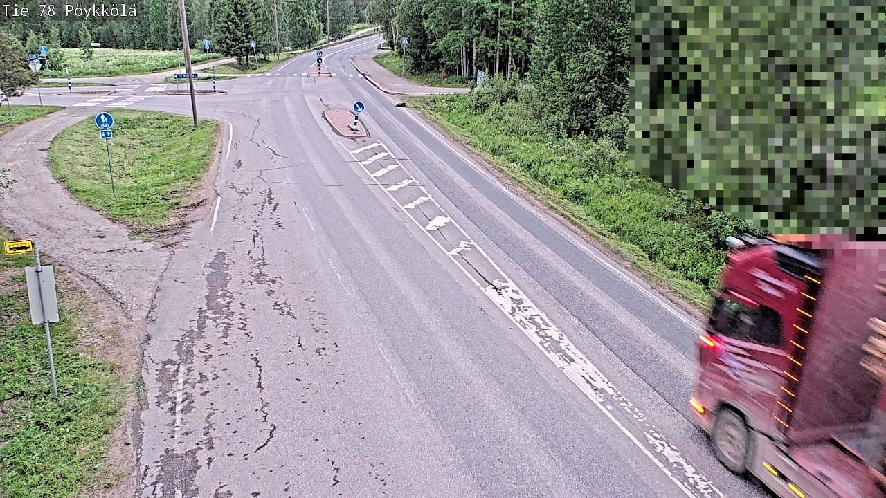 Kelikamerat Kuva Tie 78 Rovaniemi, Pöykkölä, Rovaniemi, Lappi