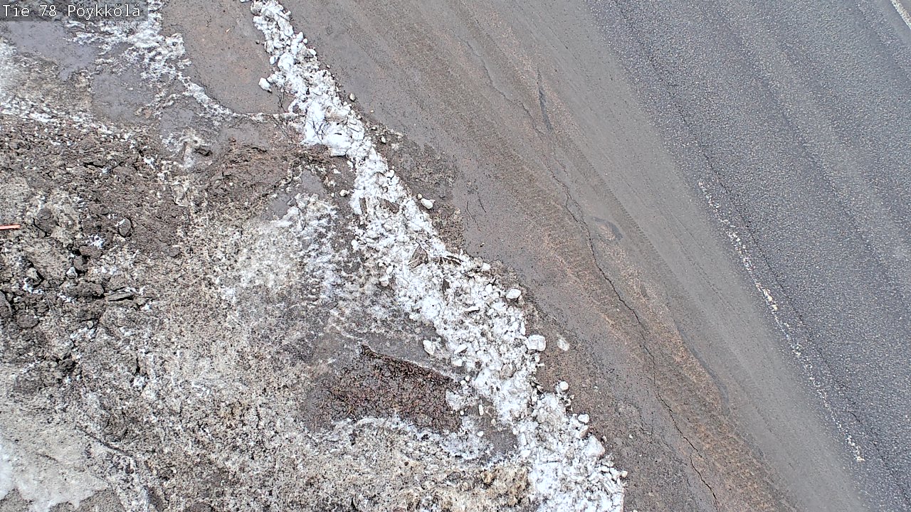 Weather Camera Image Väg 78 Rovaniemi, Pöykkölä, Rovaniemi, Lappi