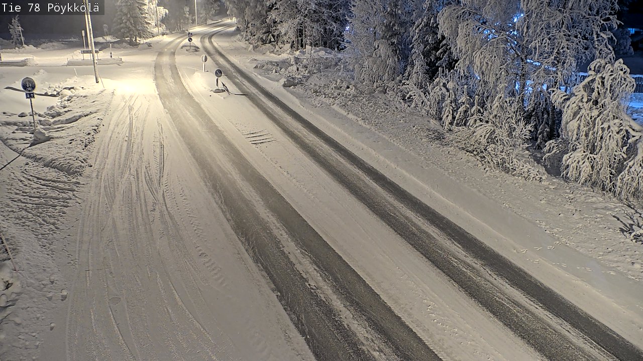 Kelikamerat Kuva Tie 78 Rovaniemi, Pöykkölä, Rovaniemi, Lappi