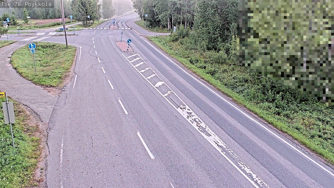 Kelikamerat Kuva Tie 78 Rovaniemi, Pöykkölä, Rovaniemi, Lappi