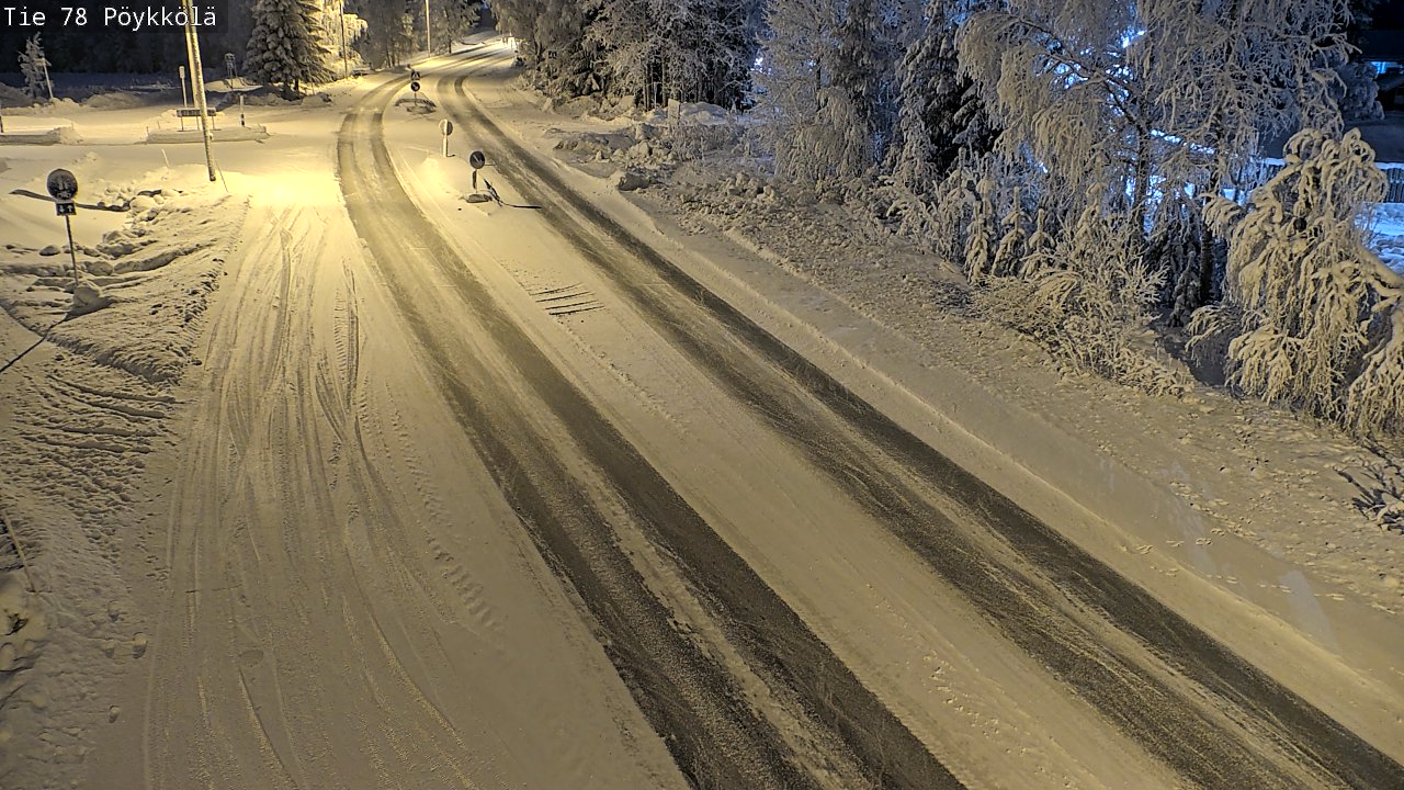 Kelikamerat Kuva Tie 78 Rovaniemi, Pöykkölä, Rovaniemi, Lappi