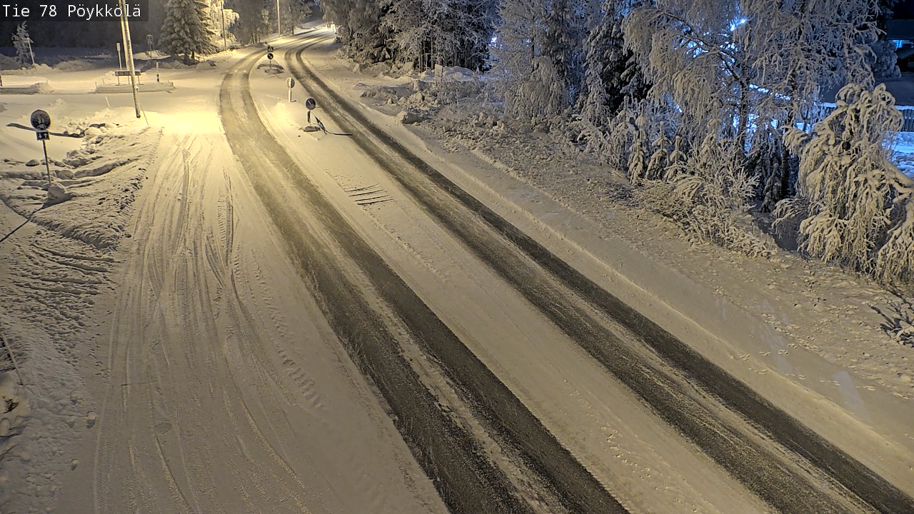 Kelikamerat Kuva Tie 78 Rovaniemi, Pöykkölä, Rovaniemi, Lappi