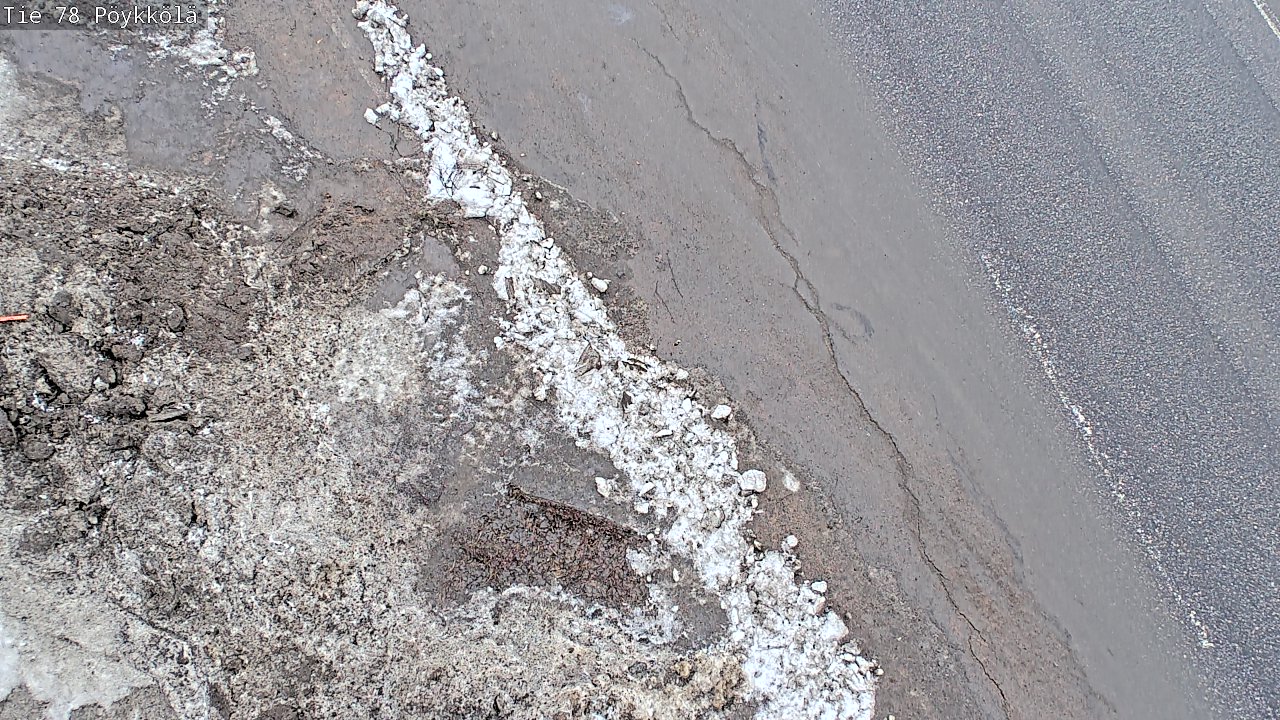 Weather Camera Image Väg 78 Rovaniemi, Pöykkölä, Rovaniemi, Lappi