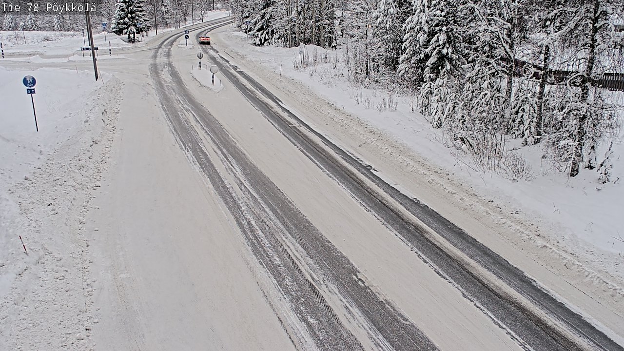 Kelikamerat Kuva Tie 78 Rovaniemi, Pöykkölä, Rovaniemi, Lappi