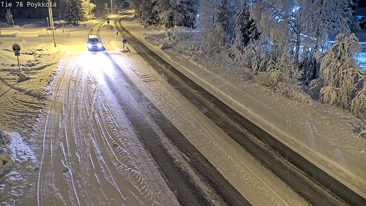 Kelikamerat Kuva Tie 78 Rovaniemi, Pöykkölä, Rovaniemi, Lappi