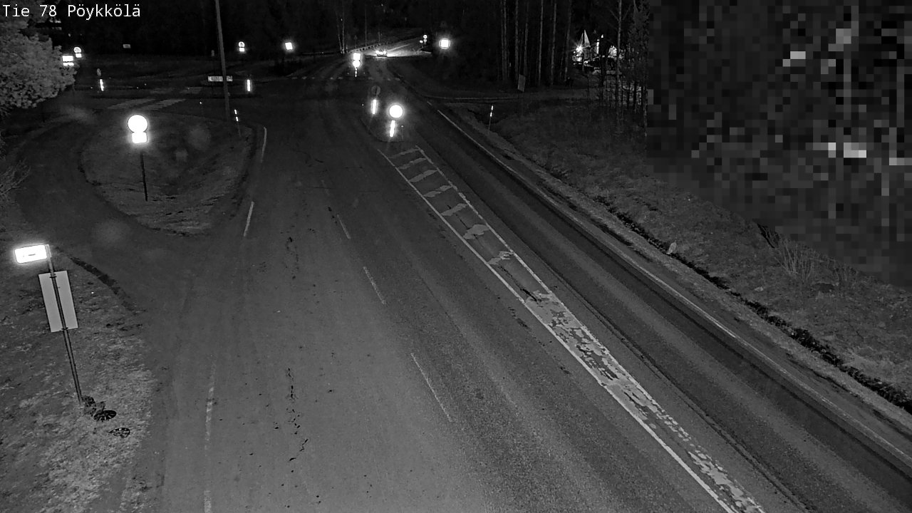 Kelikamerat Kuva Tie 78 Rovaniemi, Pöykkölä, Rovaniemi, Lappi