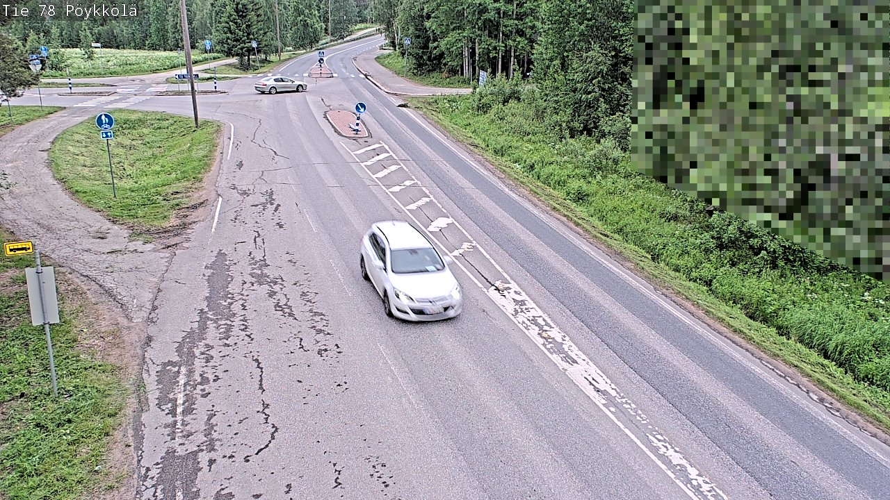 Kelikamerat Kuva Tie 78 Rovaniemi, Pöykkölä, Rovaniemi, Lappi