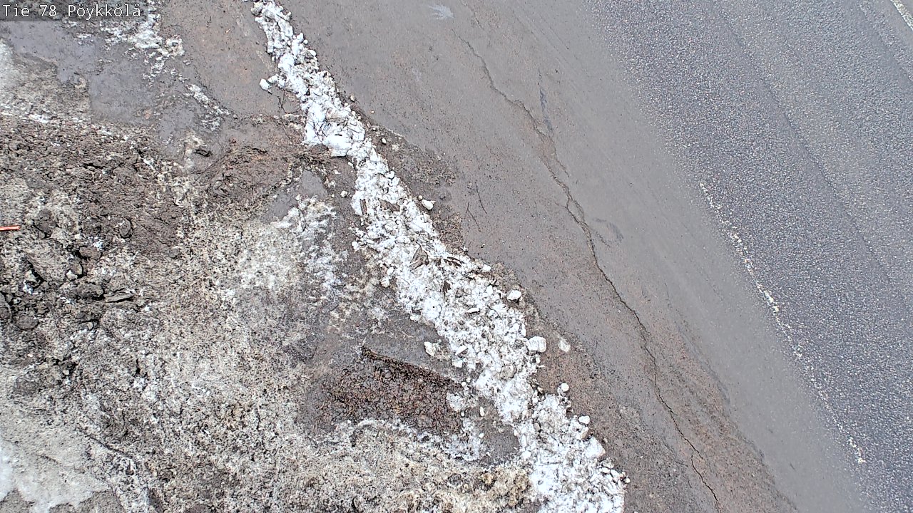 Weather Camera Image Väg 78 Rovaniemi, Pöykkölä, Rovaniemi, Lappi