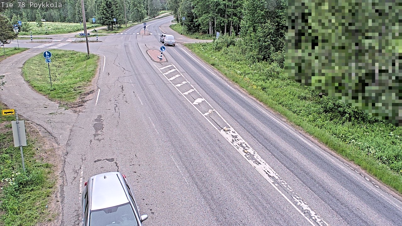 Kelikamerat Kuva Tie 78 Rovaniemi, Pöykkölä, Rovaniemi, Lappi