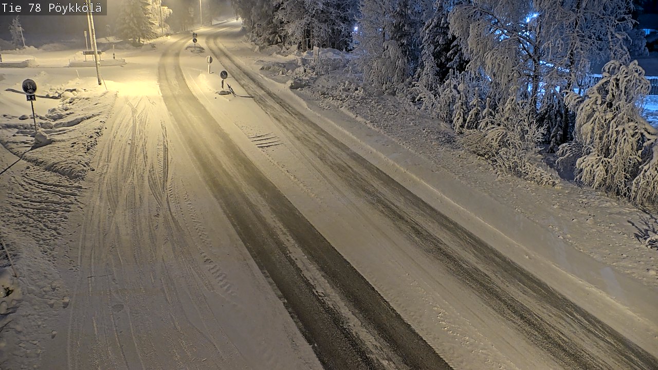 Kelikamerat Kuva Tie 78 Rovaniemi, Pöykkölä, Rovaniemi, Lappi