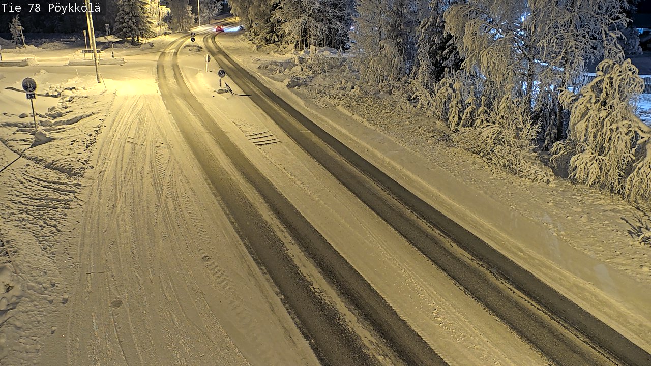 Kelikamerat Kuva Tie 78 Rovaniemi, Pöykkölä, Rovaniemi, Lappi