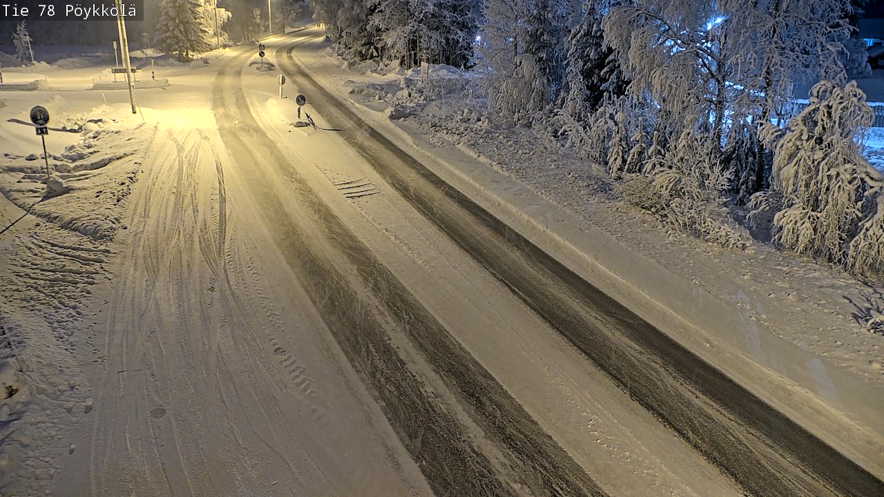 Kelikamerat Kuva Tie 78 Rovaniemi, Pöykkölä, Rovaniemi, Lappi