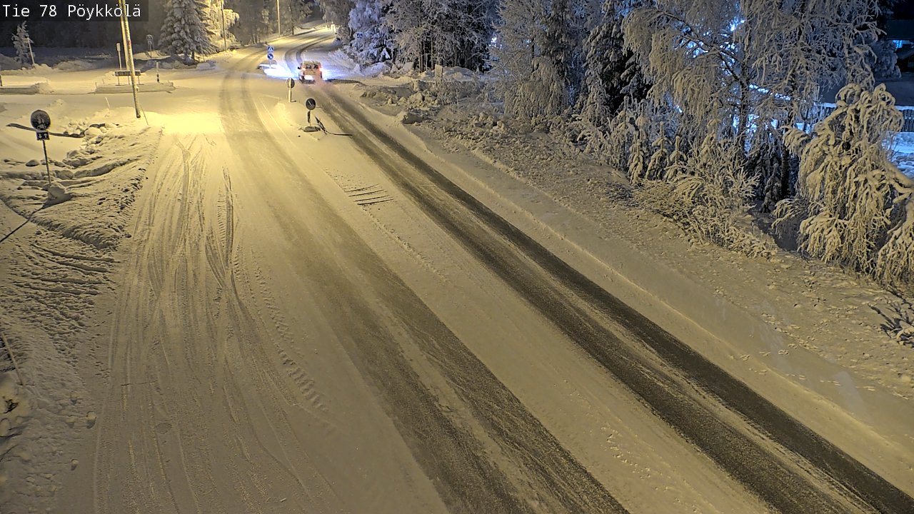 Kelikamerat Kuva Tie 78 Rovaniemi, Pöykkölä, Rovaniemi, Lappi