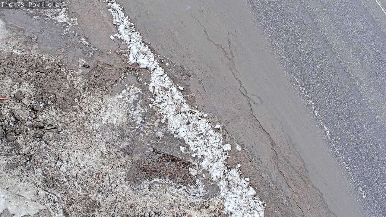 Weather Camera Image Road 78 Rovaniemi, Pöykkölä, Rovaniemi, Lappi
