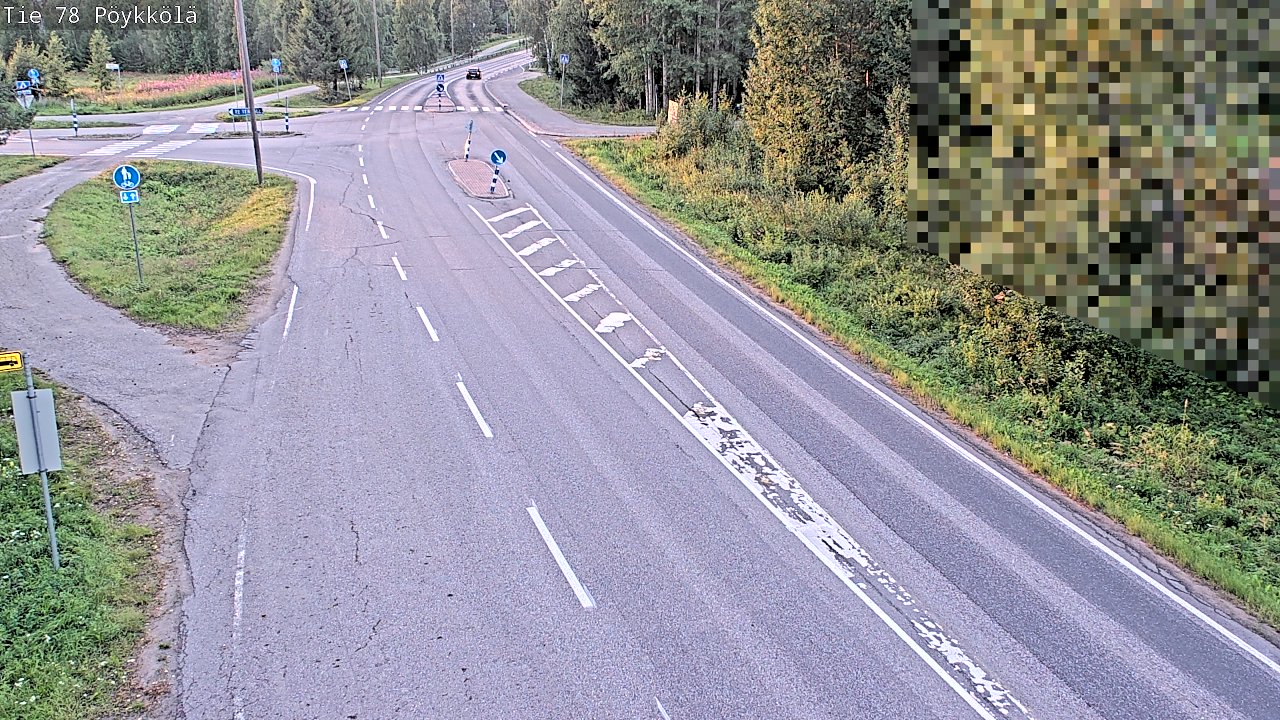 Kelikamerat Kuva Tie 78 Rovaniemi, Pöykkölä, Rovaniemi, Lappi