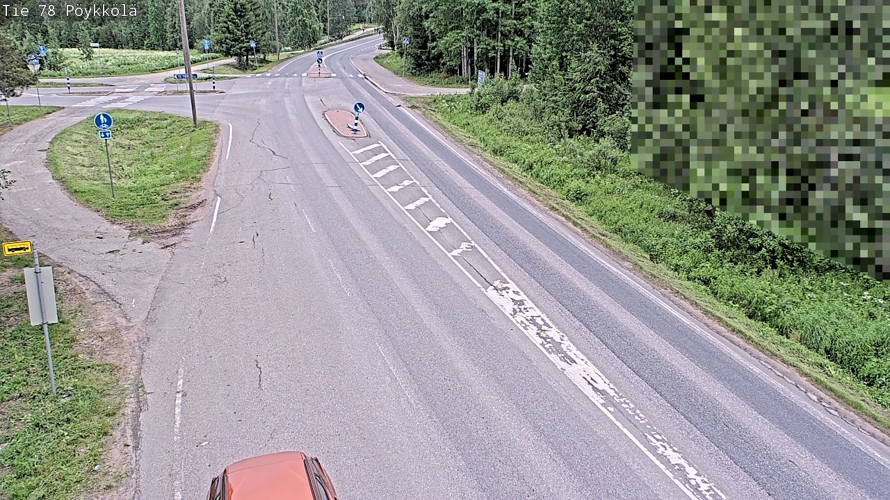 Weather Camera Image Väg 78 Rovaniemi, Pöykkölä, Rovaniemi, Lappi