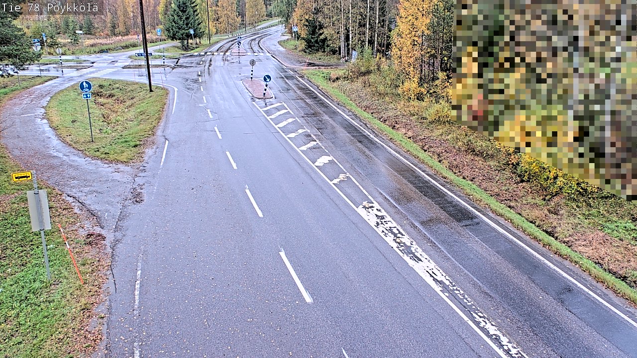 Kelikamerat Kuva Tie 78 Rovaniemi, Pöykkölä, Rovaniemi, Lappi