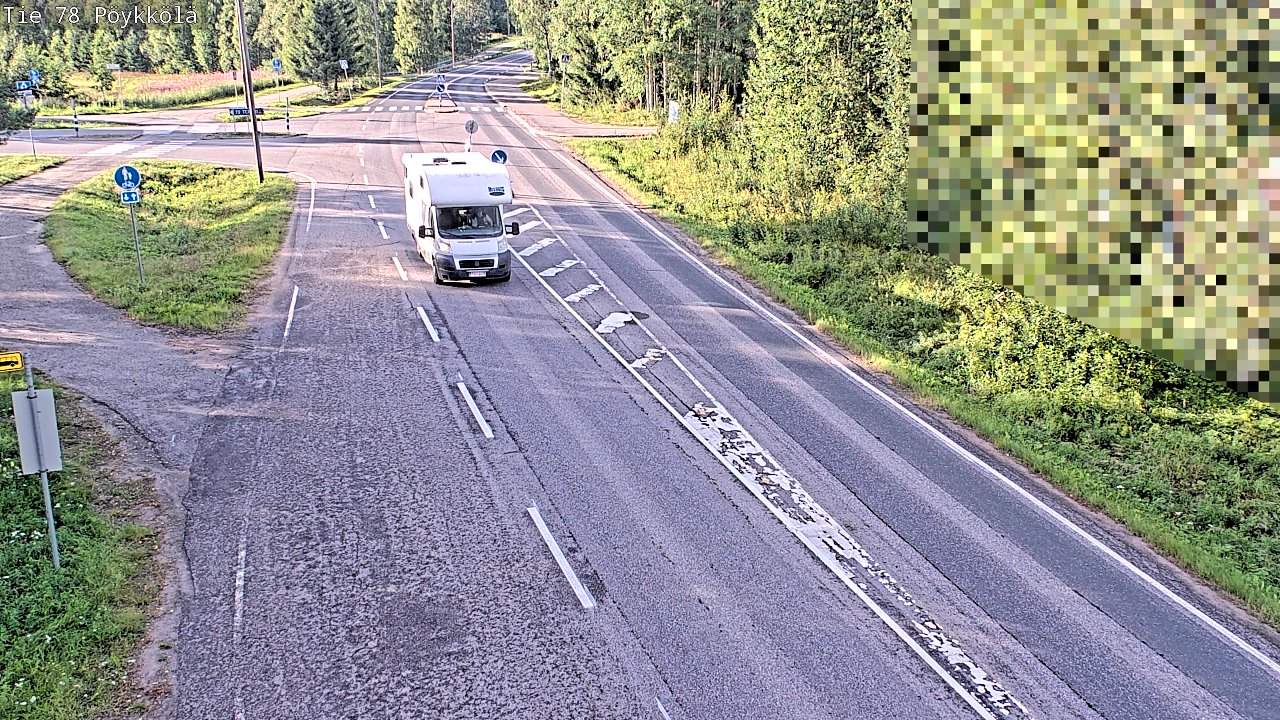 Kelikamerat Kuva Tie 78 Rovaniemi, Pöykkölä, Rovaniemi, Lappi