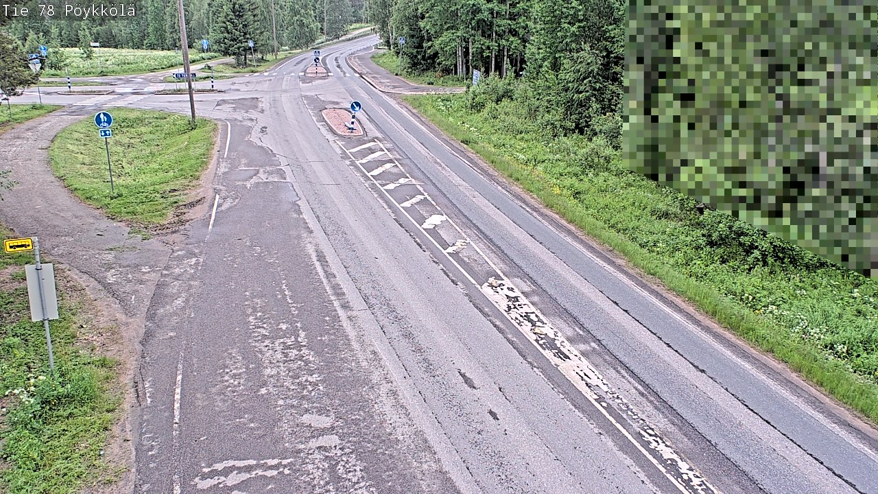 Kelikamerat Kuva Tie 78 Rovaniemi, Pöykkölä, Rovaniemi, Lappi