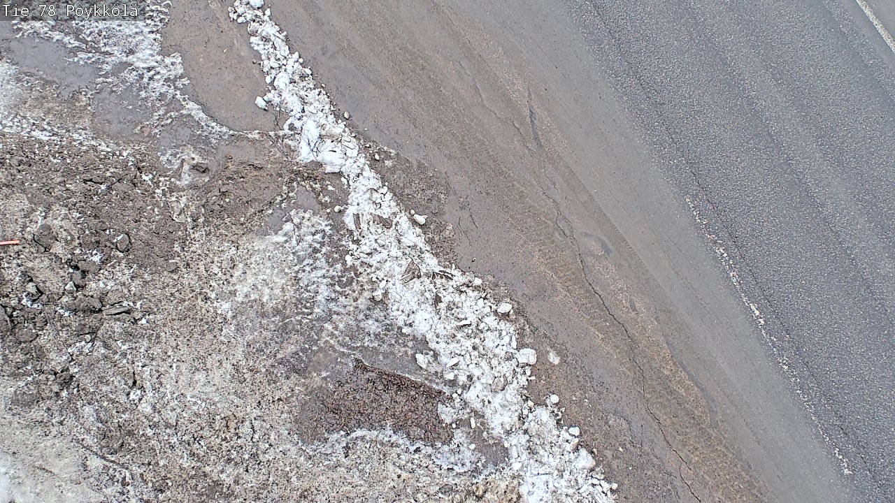 Weather Camera Image Väg 78 Rovaniemi, Pöykkölä, Rovaniemi, Lappi