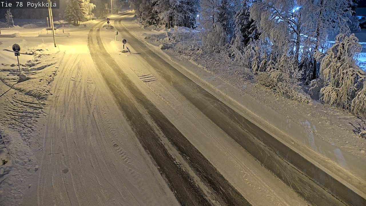 Kelikamerat Kuva Tie 78 Rovaniemi, Pöykkölä, Rovaniemi, Lappi