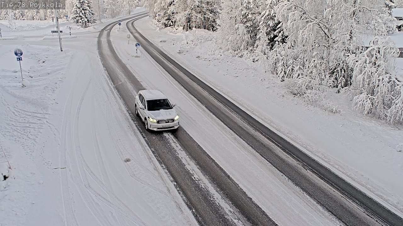 Kelikamerat Kuva Tie 78 Rovaniemi, Pöykkölä, Rovaniemi, Lappi