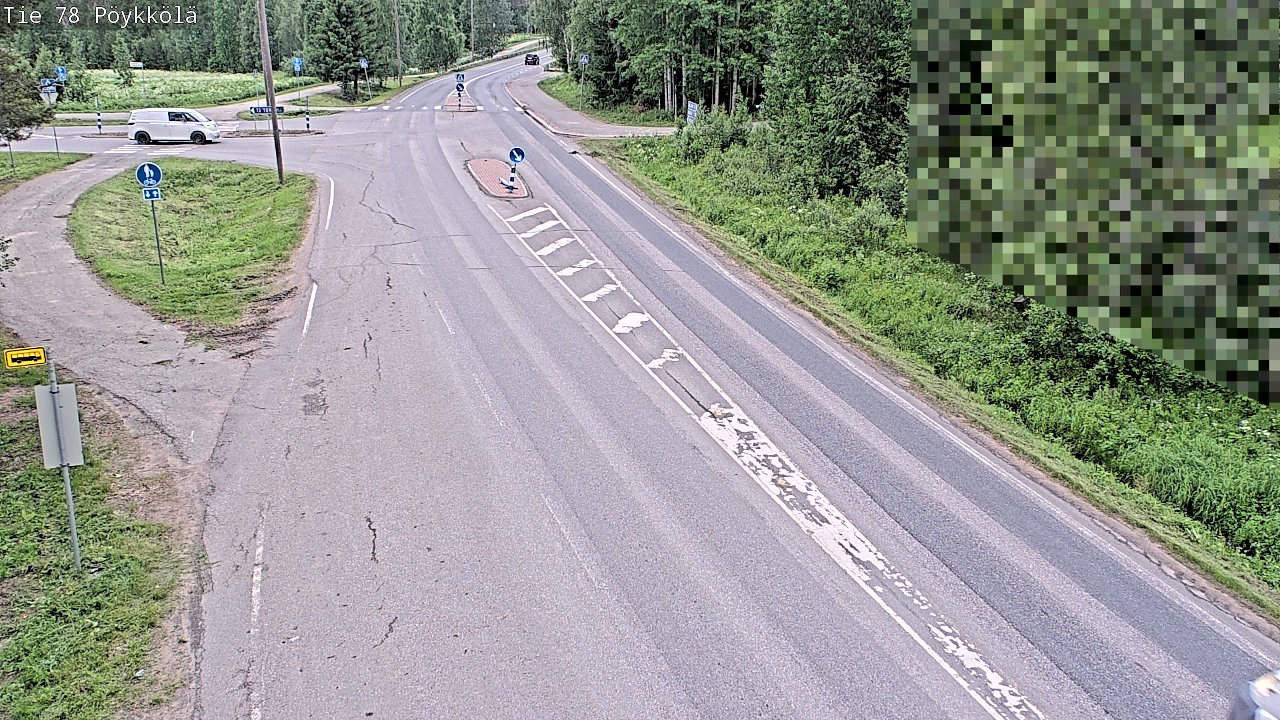 Weather Camera Image Väg 78 Rovaniemi, Pöykkölä, Rovaniemi, Lappi
