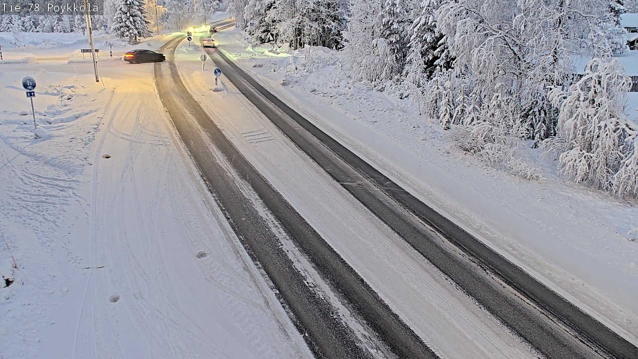 Kelikamerat Kuva Tie 78 Rovaniemi, Pöykkölä, Rovaniemi, Lappi